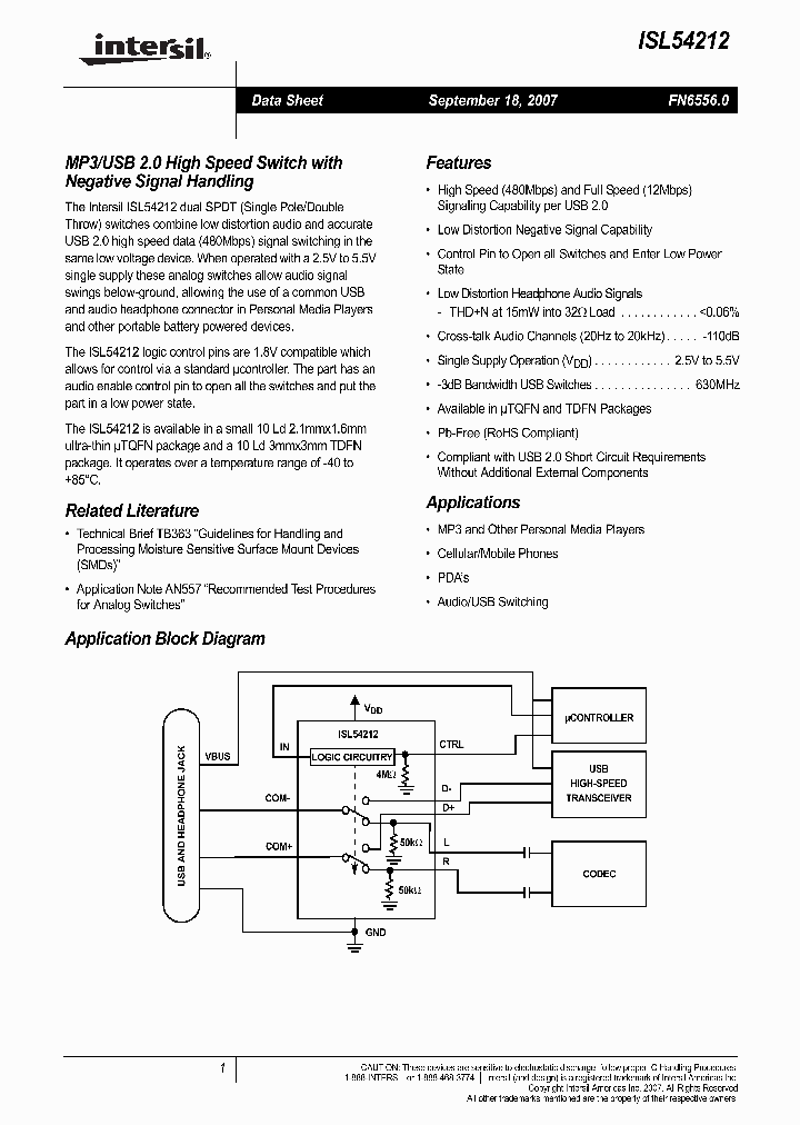 ISL54212IRTZ_4248561.PDF Datasheet