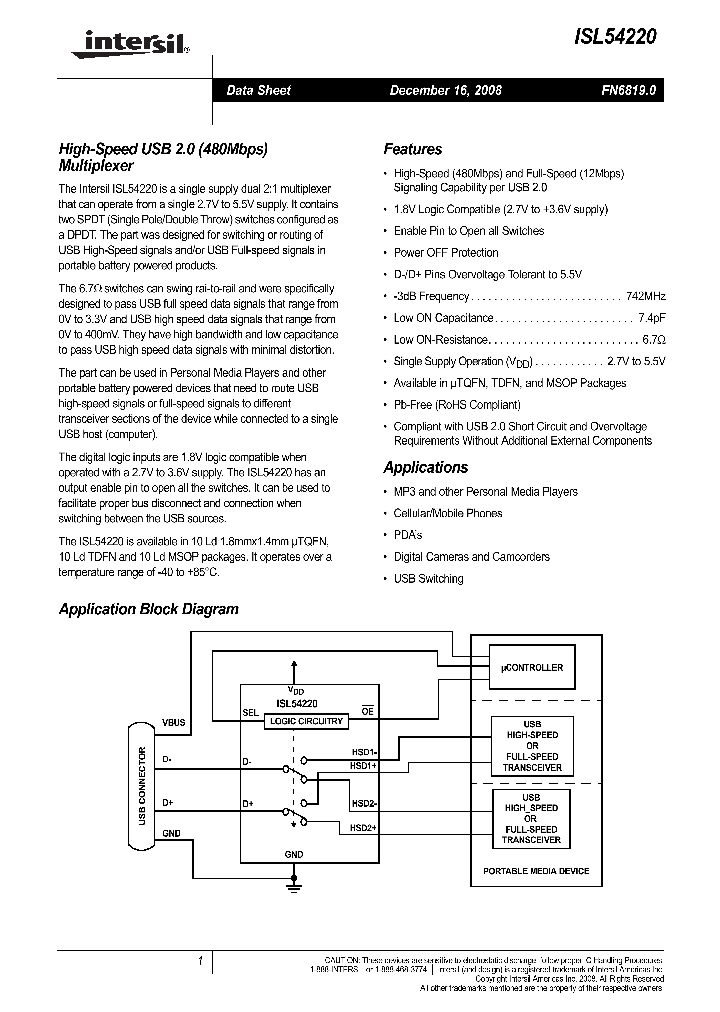 ISL54220IRUEVAL1Z_4385841.PDF Datasheet