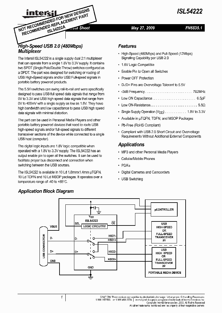 ISL5422209_4829073.PDF Datasheet