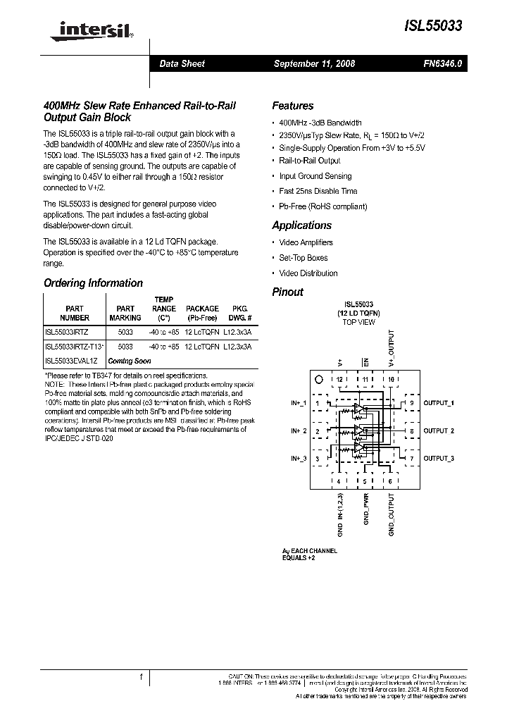 ISL55033EVAL1Z_4821034.PDF Datasheet