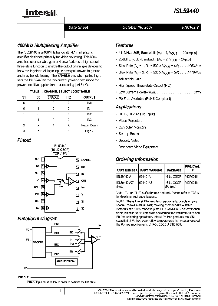 ISL5944007_4913060.PDF Datasheet
