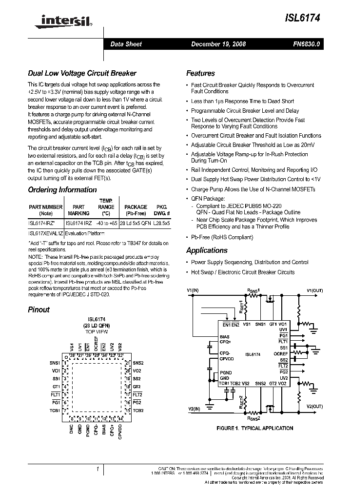 ISL6174_4664747.PDF Datasheet