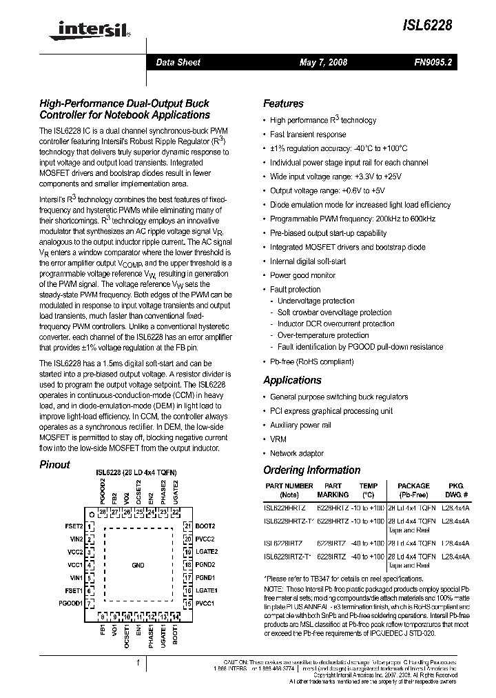 ISL6228HRTZ_4892731.PDF Datasheet
