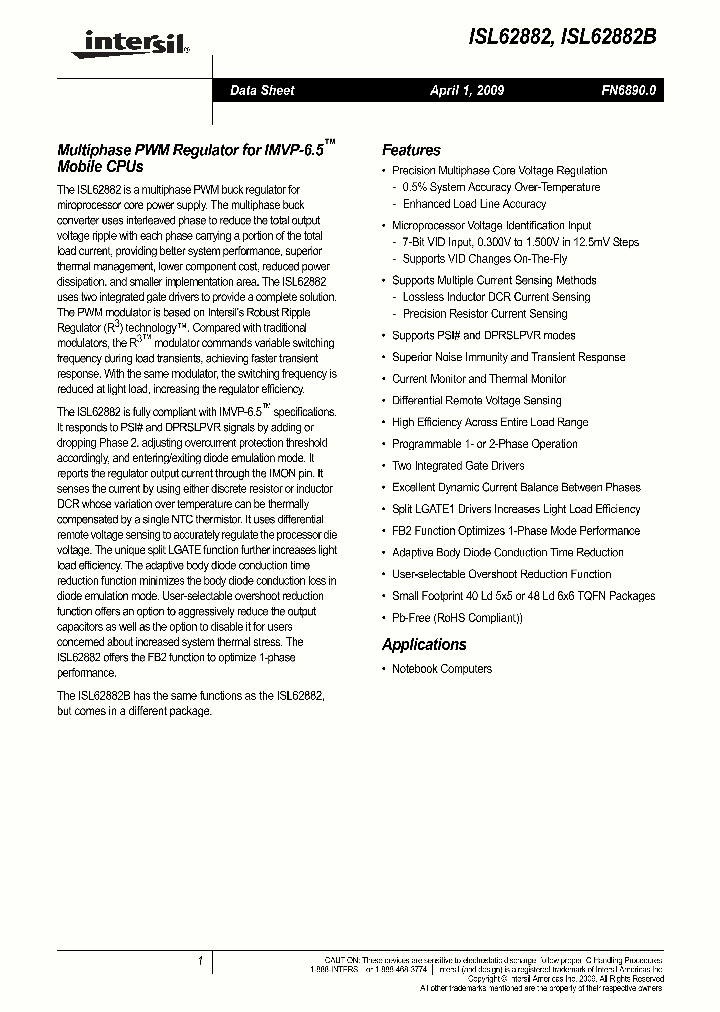 ISL62882_4595071.PDF Datasheet