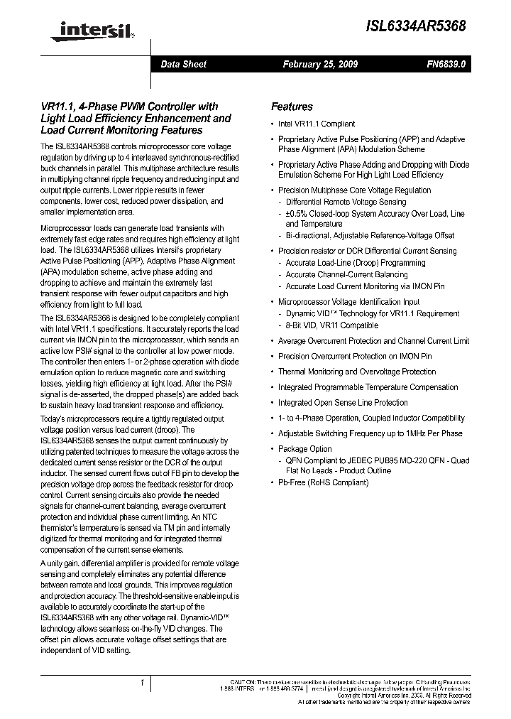 ISL6334AR5368_4465427.PDF Datasheet