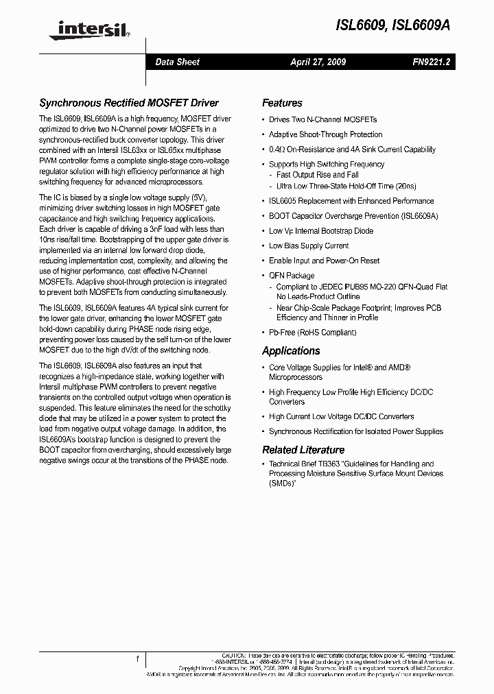 ISL6609IBZ_4871654.PDF Datasheet
