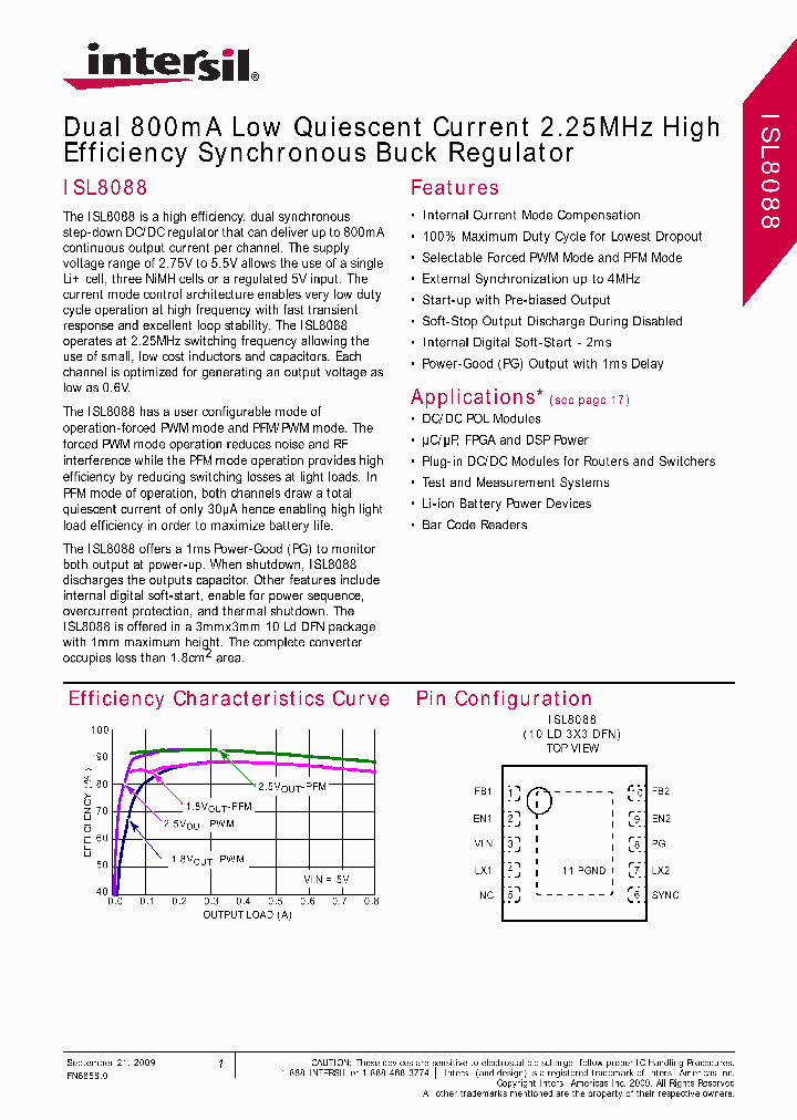 ISL8088_4776170.PDF Datasheet