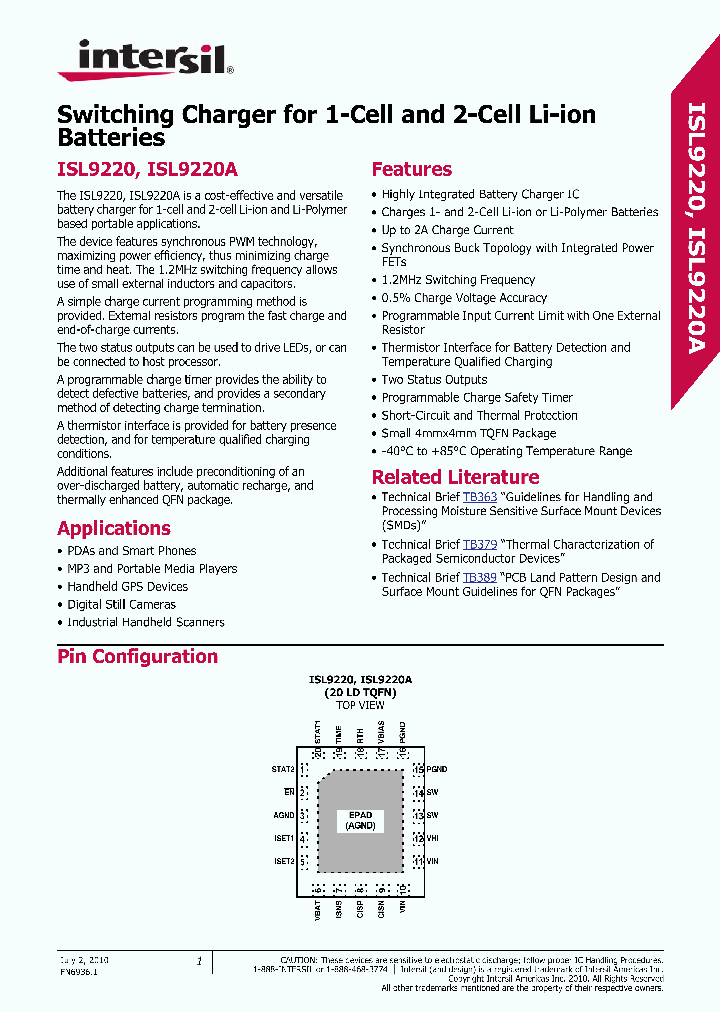 ISL9220_4916922.PDF Datasheet