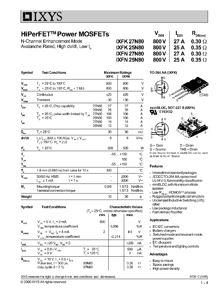 IXFN25N80_4601816.PDF Datasheet