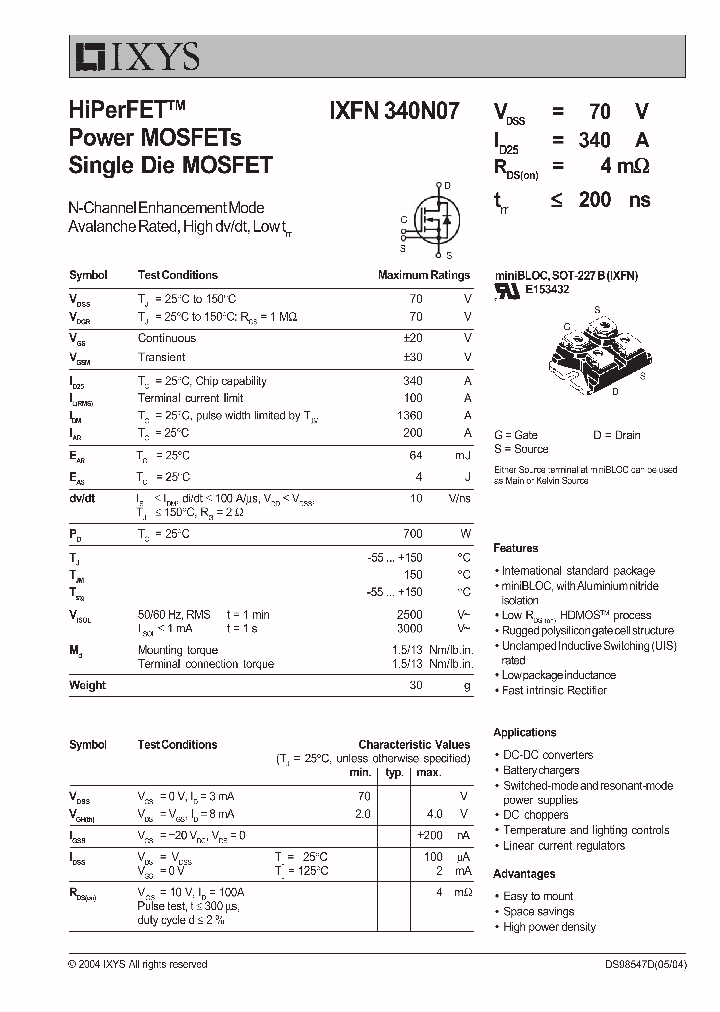 IXFN340N07_4240745.PDF Datasheet
