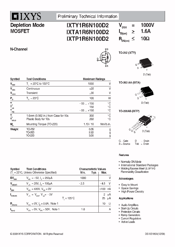 IXTP1R6N100D2_4906000.PDF Datasheet