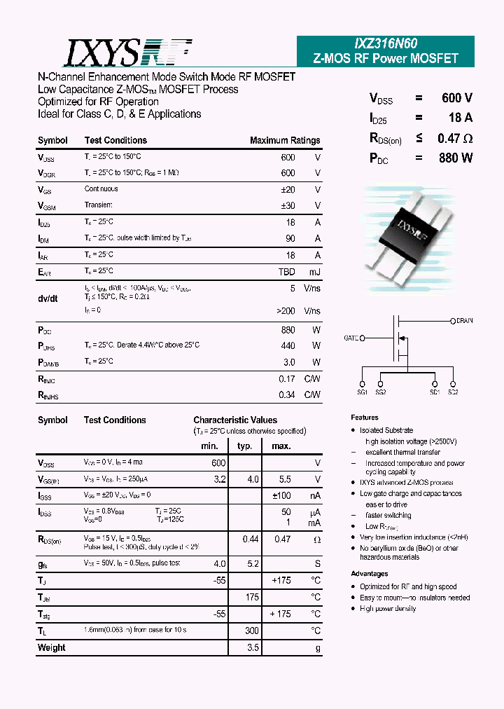 IXZ316N60_4558886.PDF Datasheet
