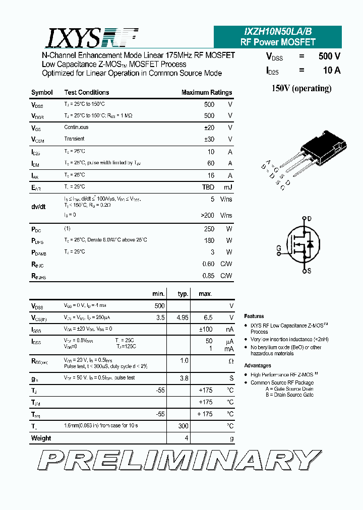 IXZH10N50LA_4555886.PDF Datasheet
