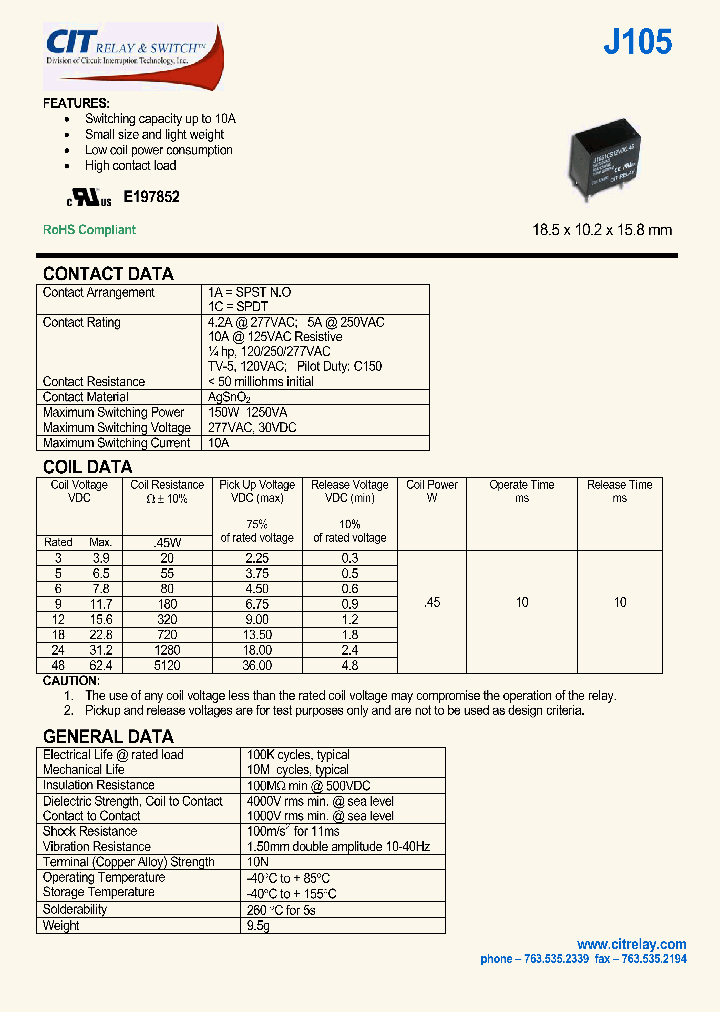 J1051A6VDC_4582038.PDF Datasheet