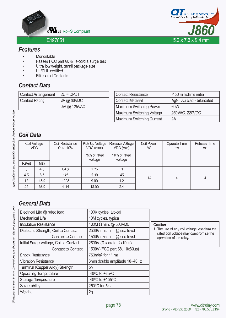 J8602CS45VDC_4407378.PDF Datasheet