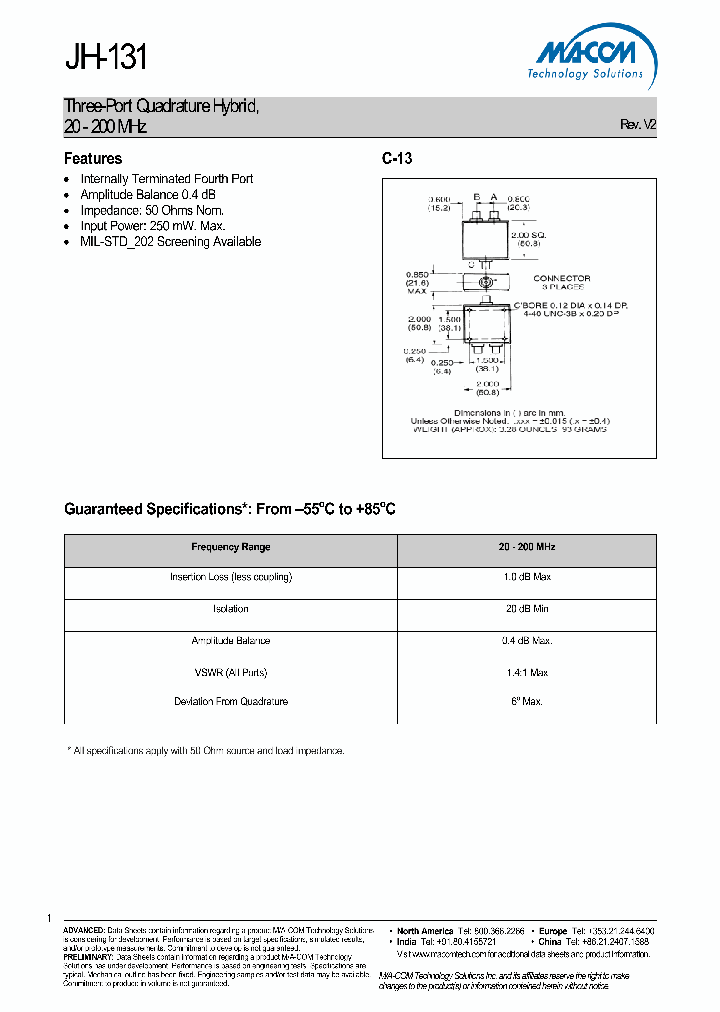 JH-131SMA_4547089.PDF Datasheet