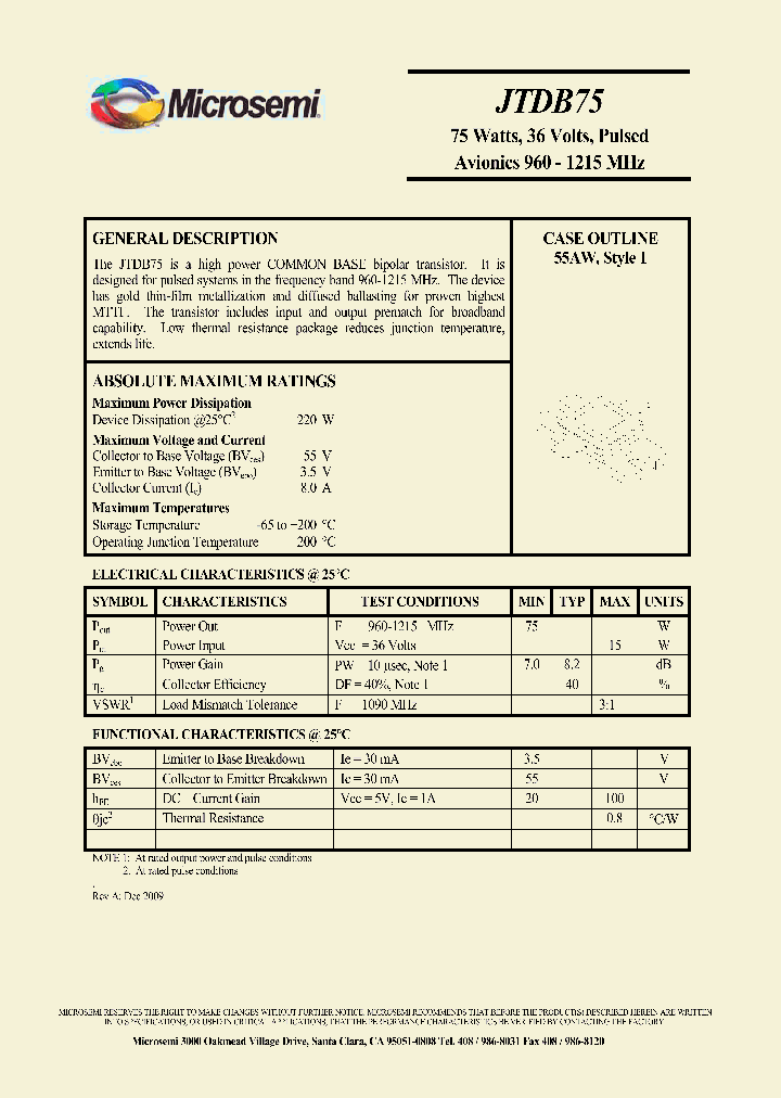 JTDB75_4722742.PDF Datasheet