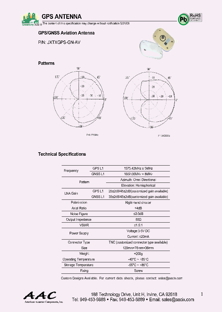 JXTXGPS-GN-AV_4632569.PDF Datasheet