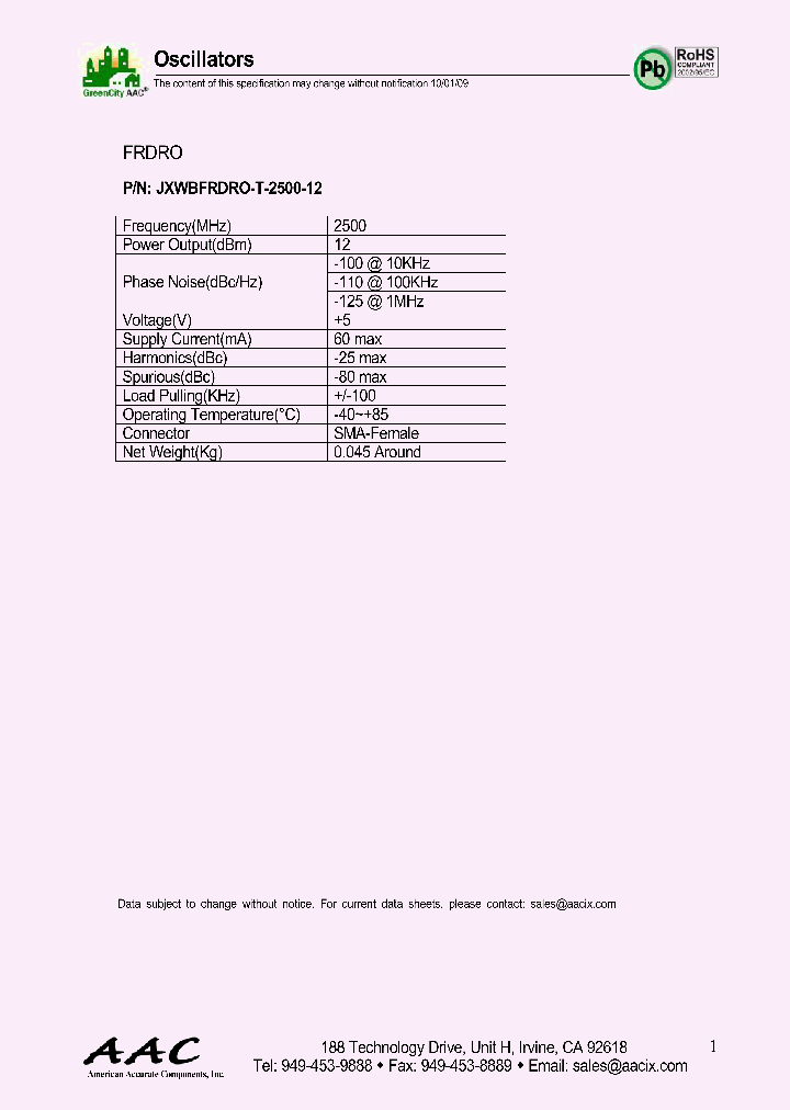 JXWBFRDRO-T-2500-12_4526635.PDF Datasheet