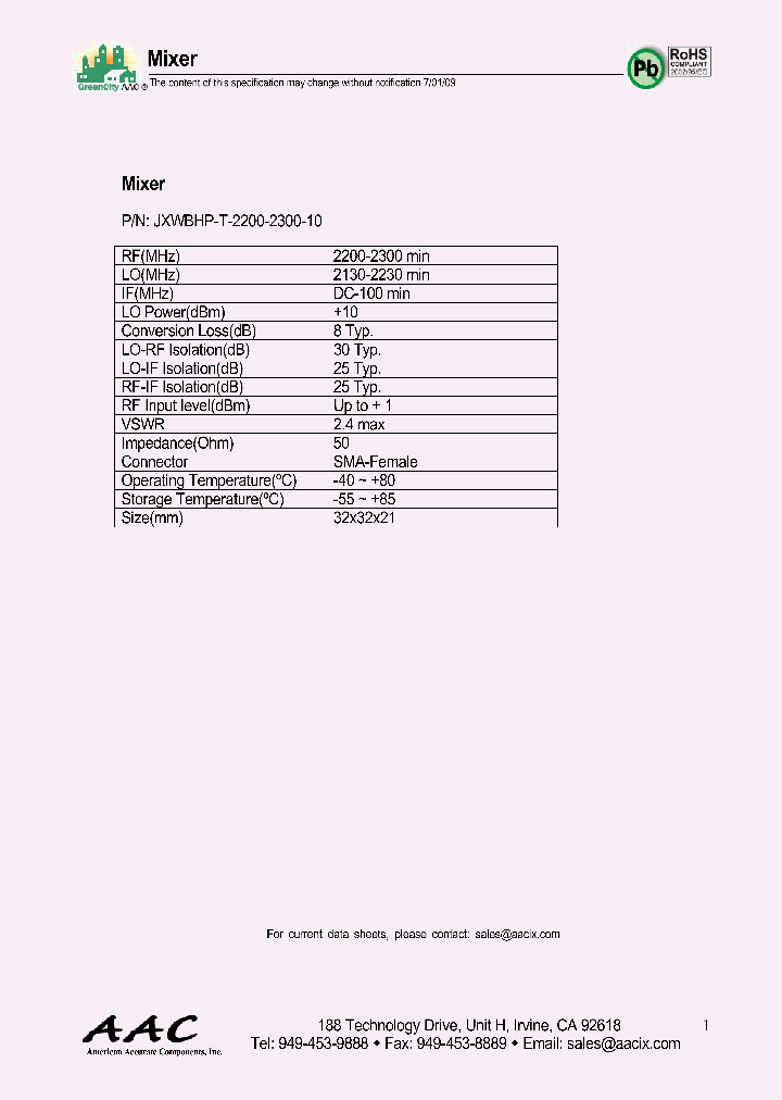 JXWBHP-T-2200-2300-10_4609525.PDF Datasheet