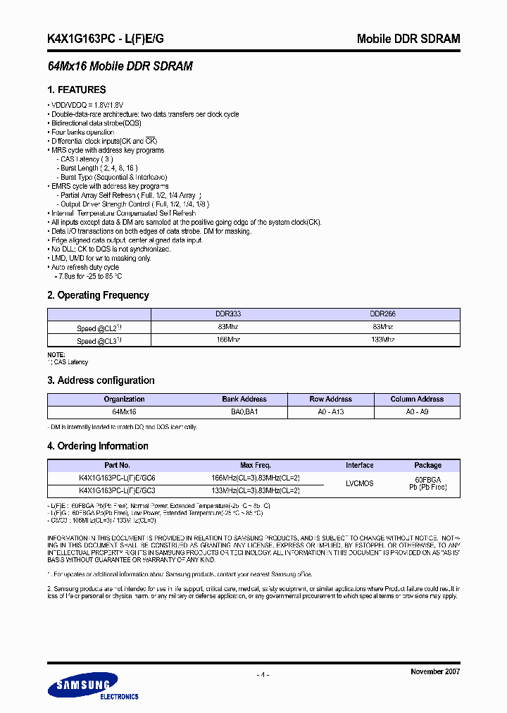 K4X1G163PC-L_4275642.PDF Datasheet