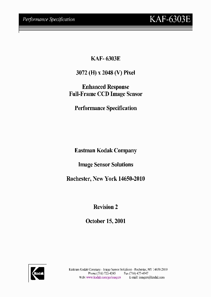 KAF-6303E_4778318.PDF Datasheet
