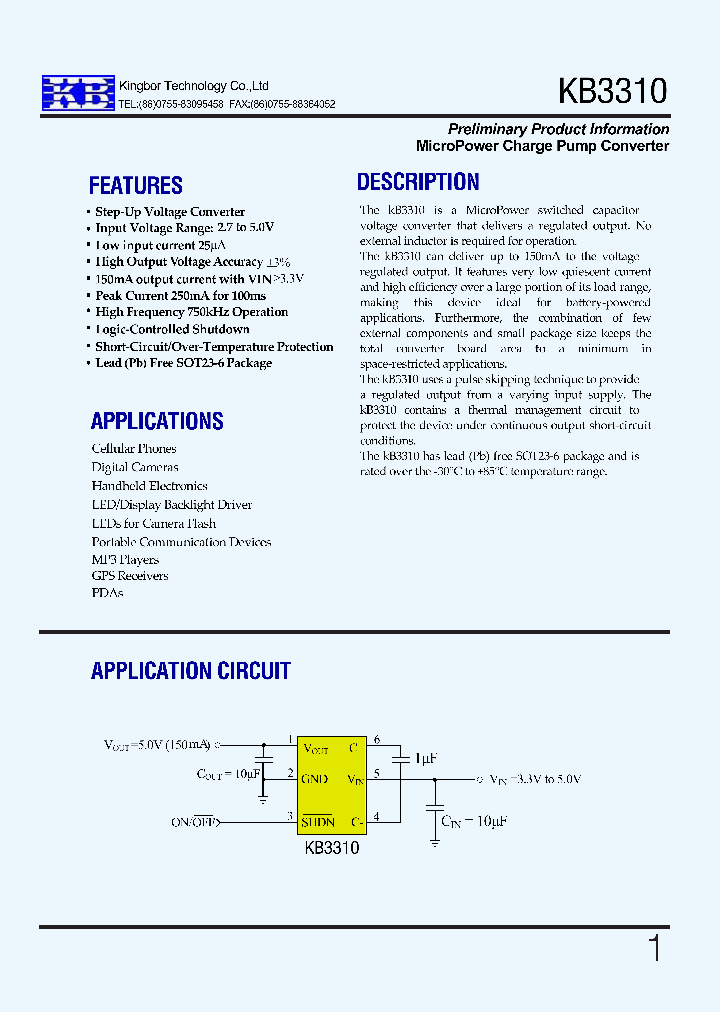 KB3310_4214913.PDF Datasheet