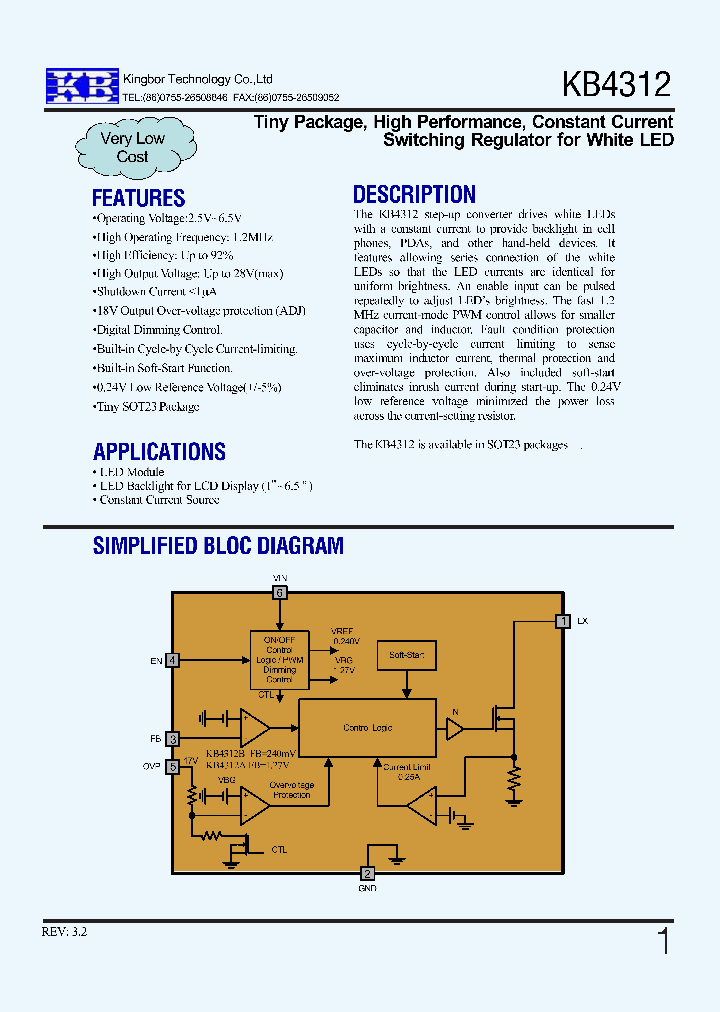 KB4312_4256400.PDF Datasheet