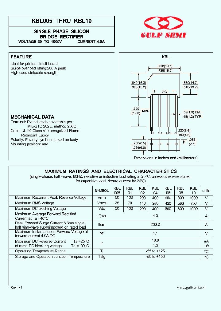 KBL08_4714383.PDF Datasheet