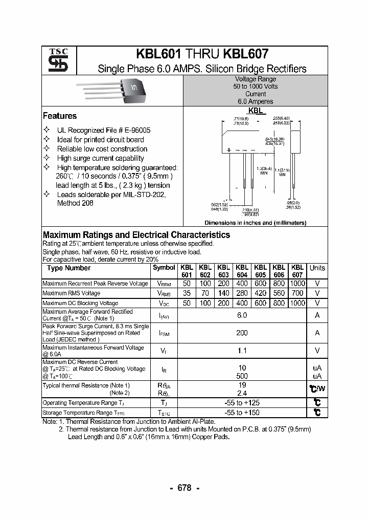 KBL601_4190814.PDF Datasheet