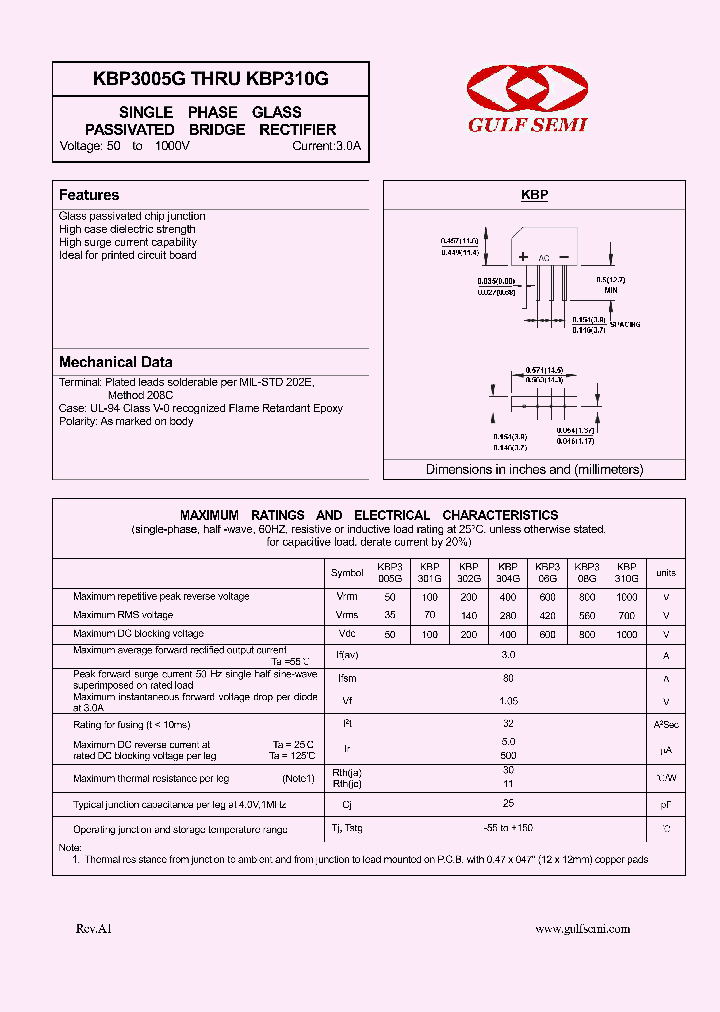 KBP306G_4619441.PDF Datasheet
