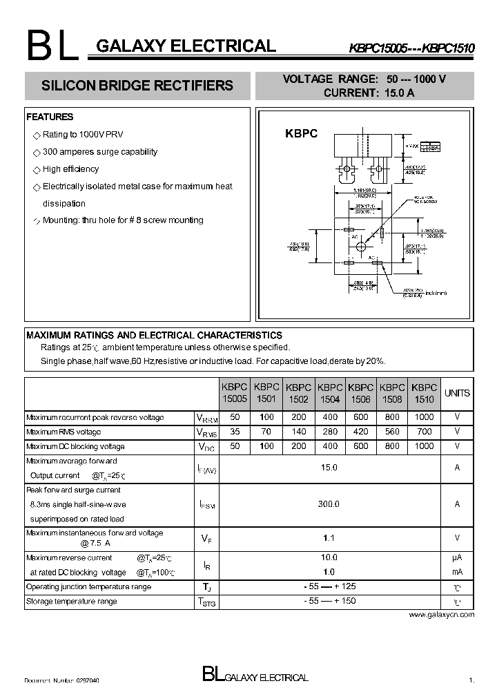 KBPC150051_4776008.PDF Datasheet
