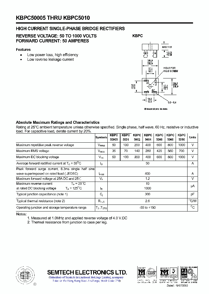 KBPC5010_4456678.PDF Datasheet