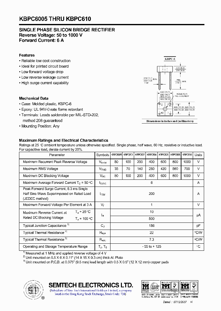 KBPC6005_4626894.PDF Datasheet