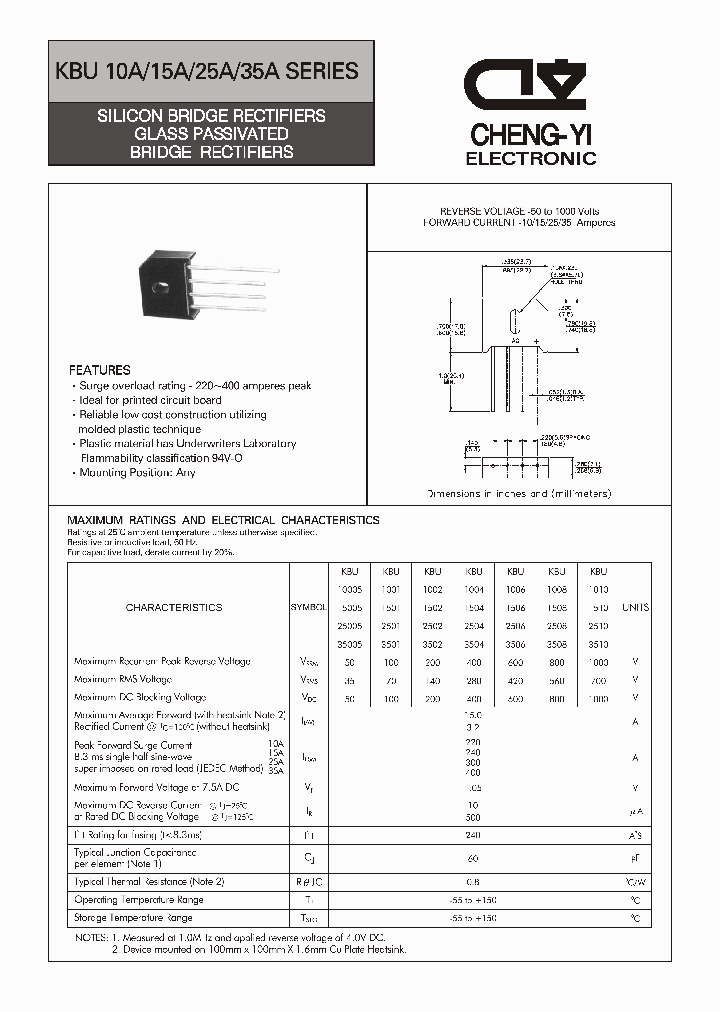 KBU25005_4529416.PDF Datasheet