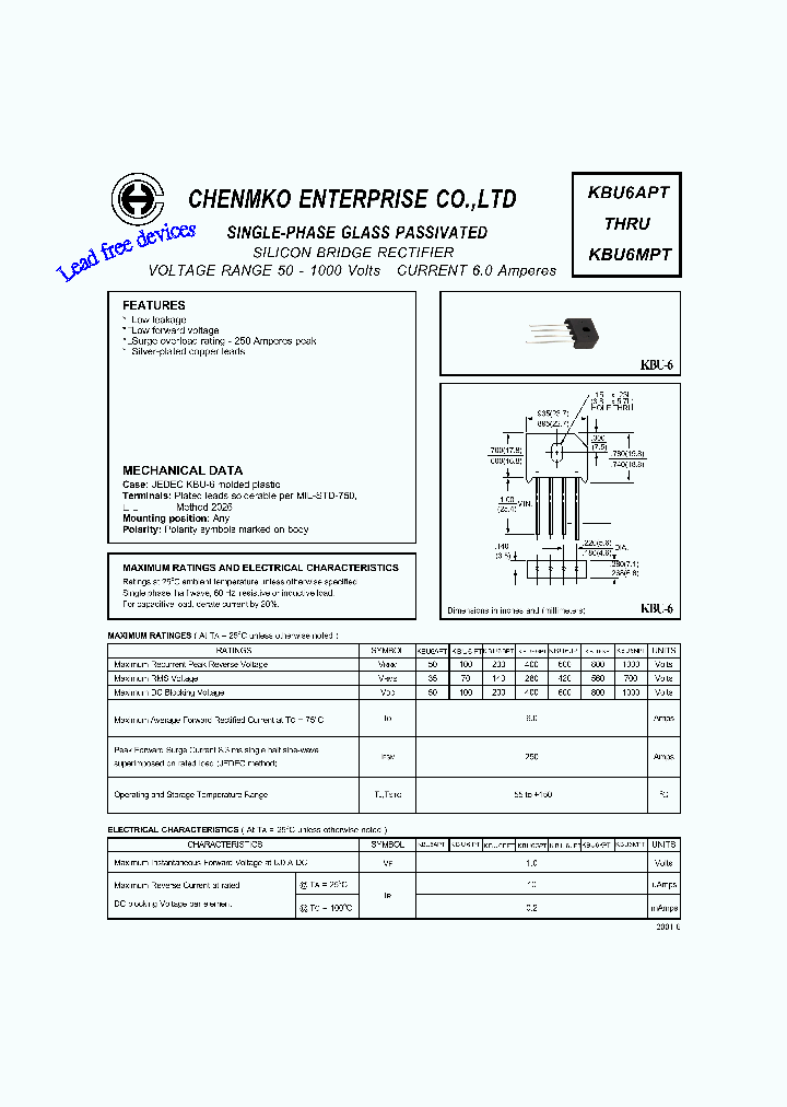 KBU6APT_4553786.PDF Datasheet