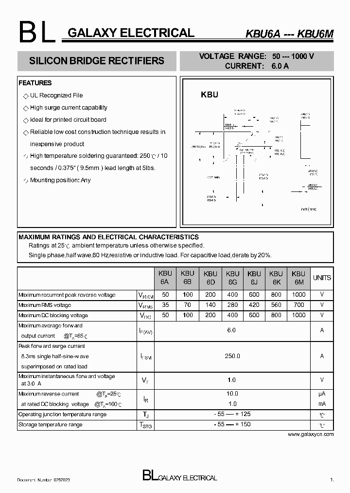 KBU6J_4432075.PDF Datasheet
