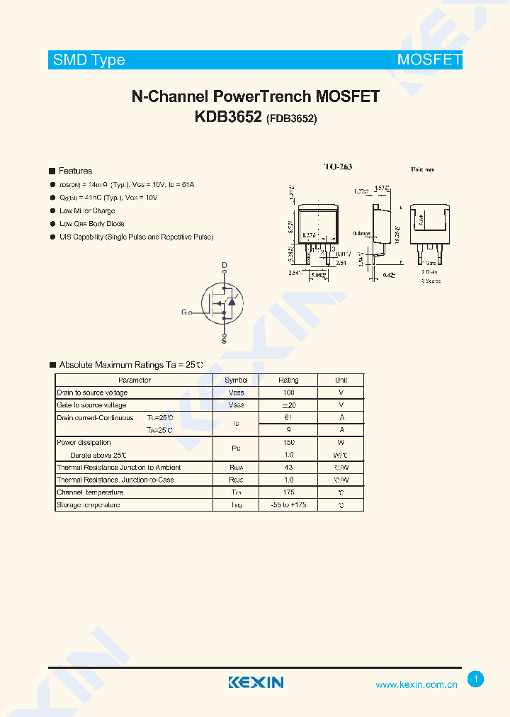KDB3652_4602394.PDF Datasheet