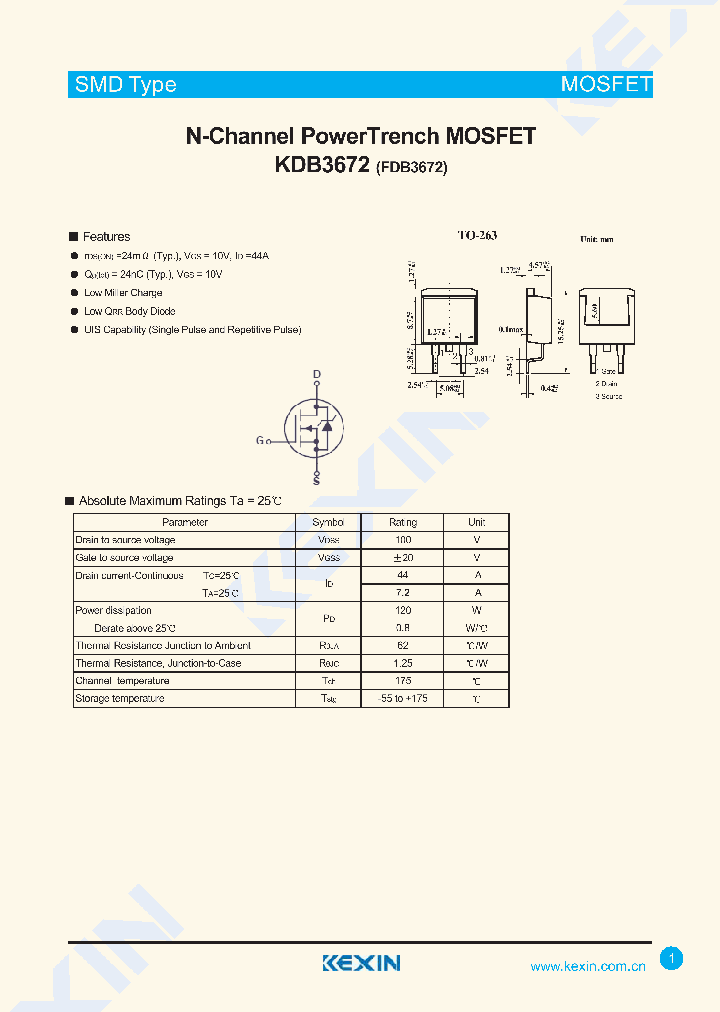 KDB3672_4602395.PDF Datasheet