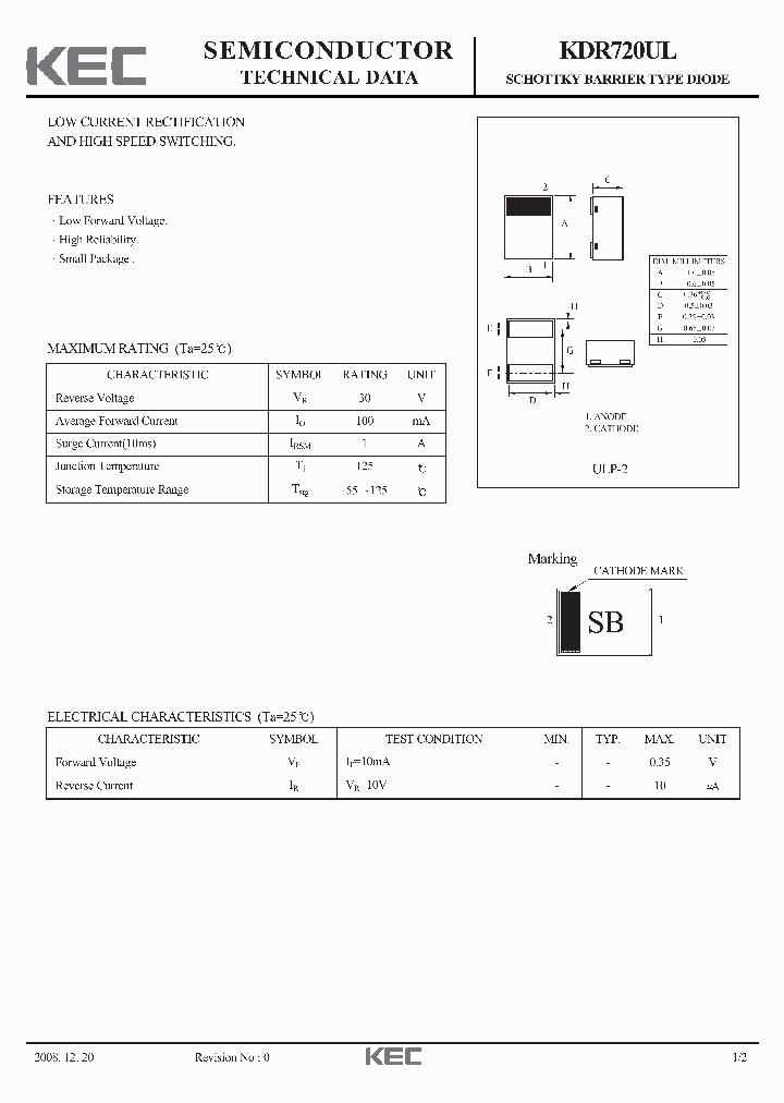 KDR720UL_4680159.PDF Datasheet