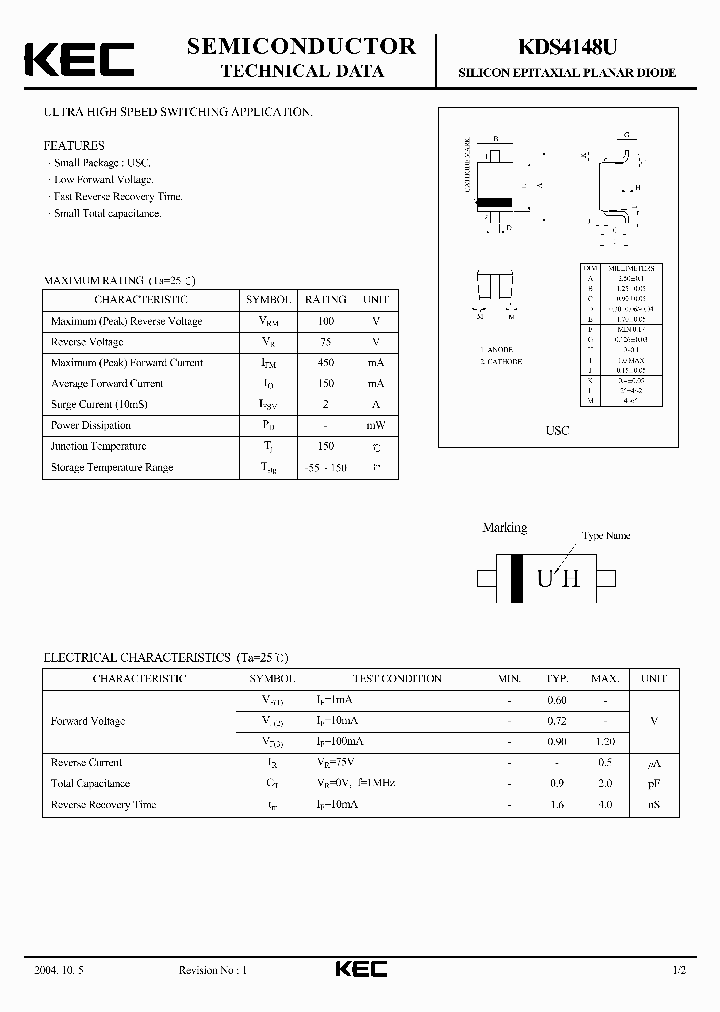 KDS4148U_4284912.PDF Datasheet