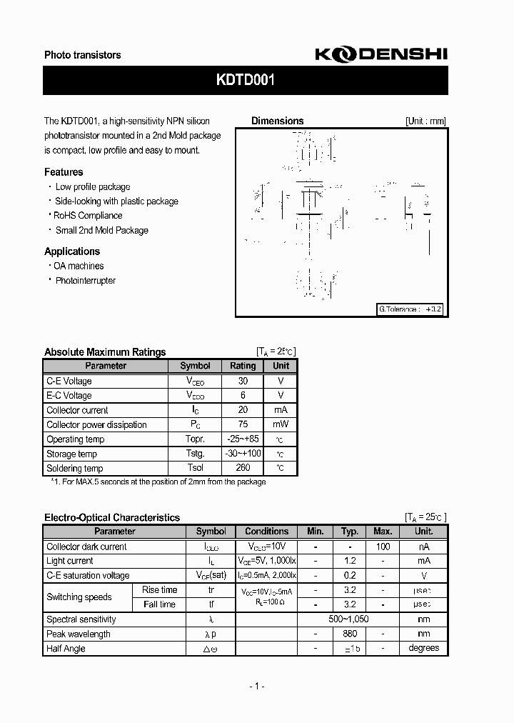KDTD001_4386005.PDF Datasheet