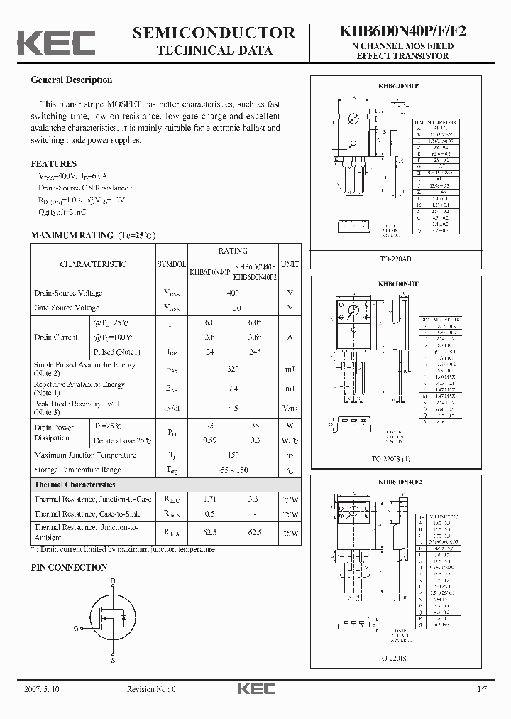 KHB6D0N40P07_4843086.PDF Datasheet