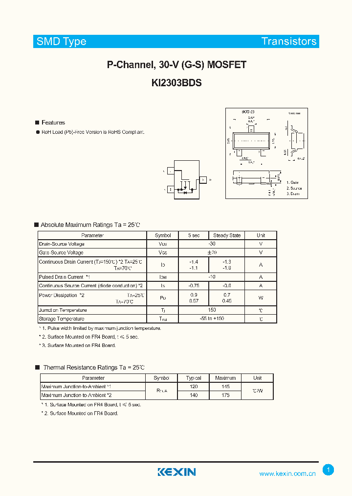 KI2303BDS_4392380.PDF Datasheet