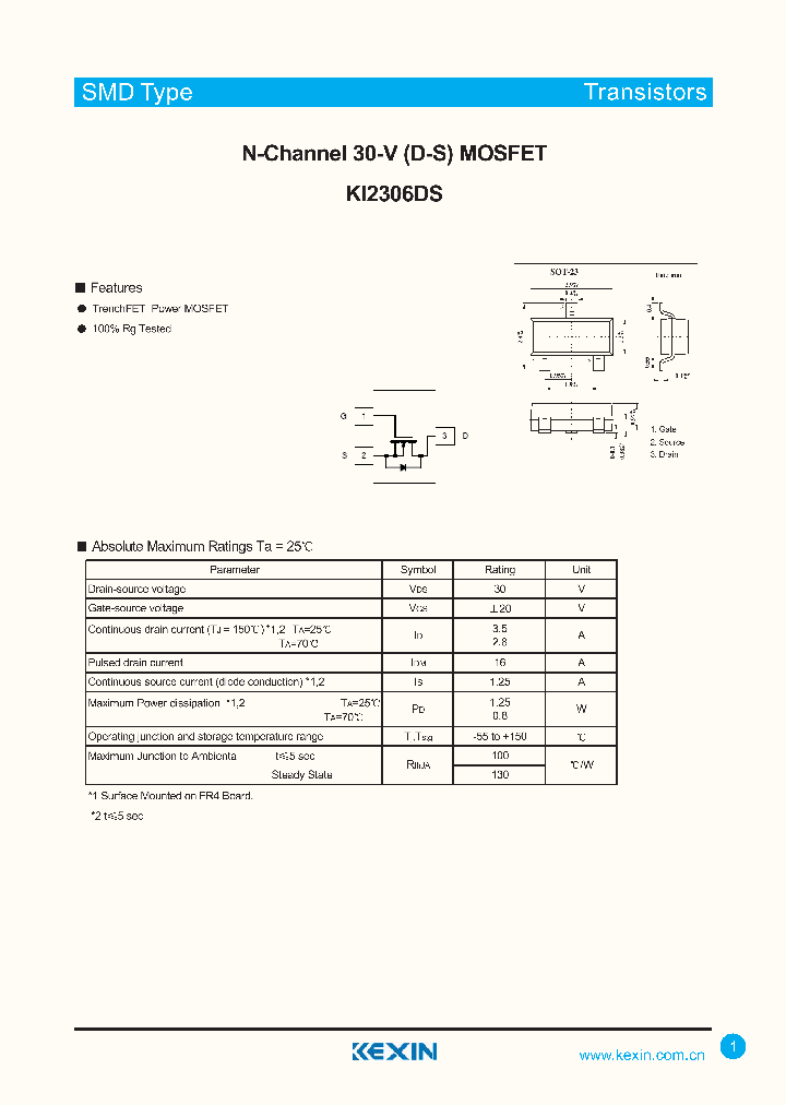KI2306DS_4392383.PDF Datasheet