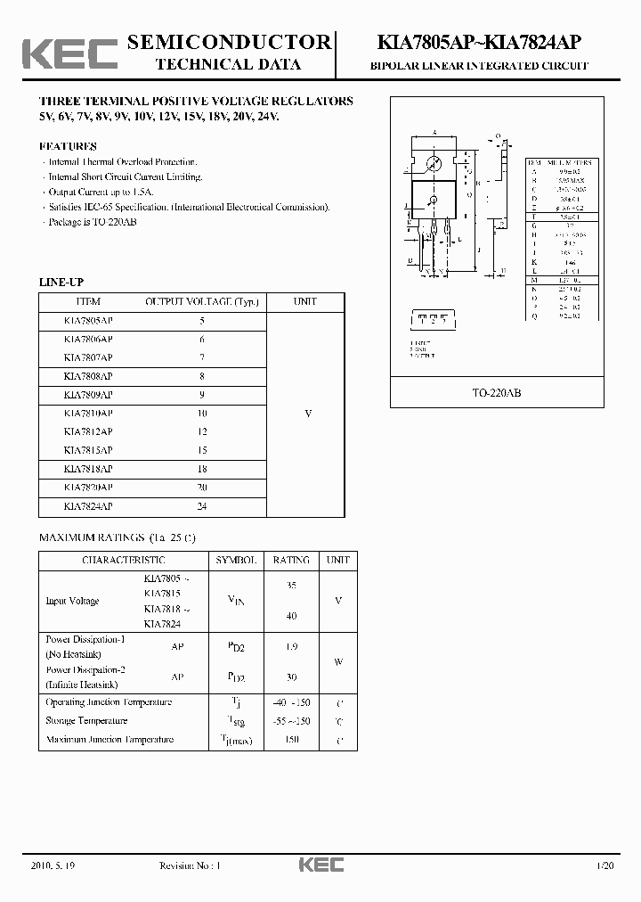 KIA7820AP_4606283.PDF Datasheet
