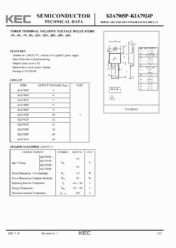 KIA7924P_4556138.PDF Datasheet