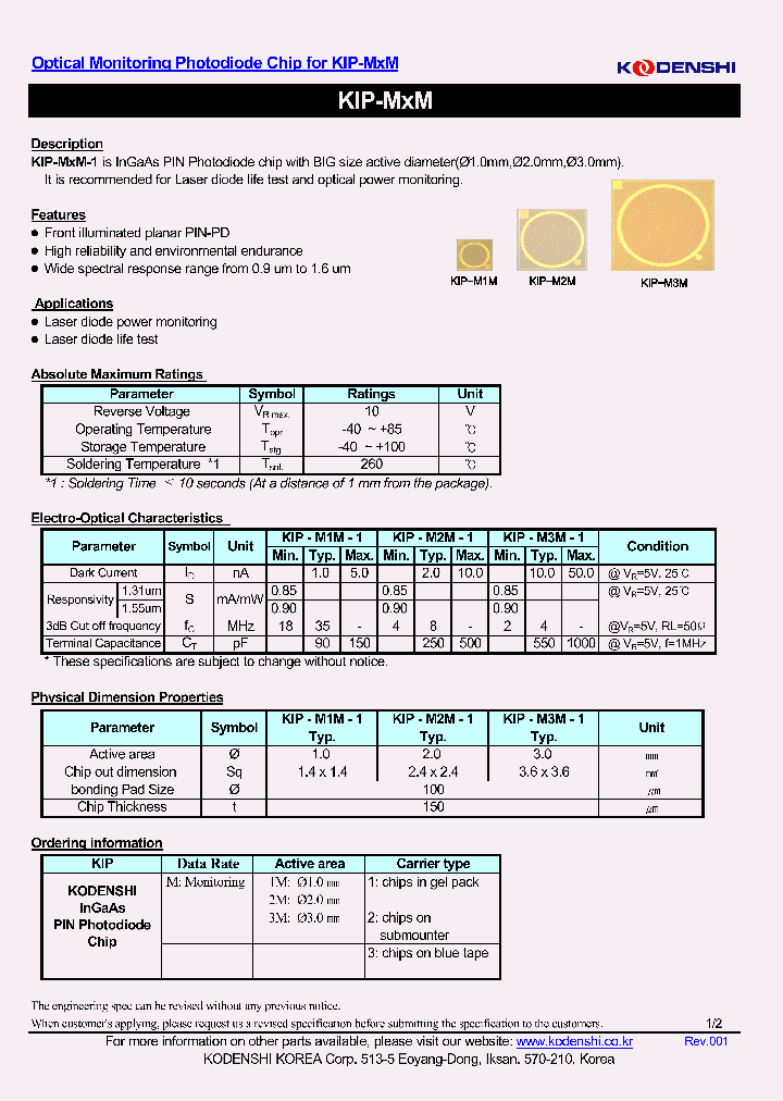 KIP-M1M-1_4917726.PDF Datasheet