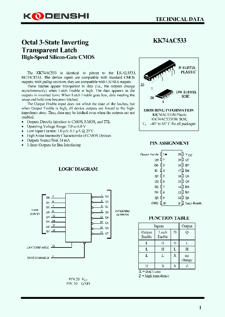 KK74AC533_4195885.PDF Datasheet