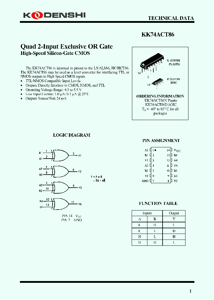 KK74ACT86_4176594.PDF Datasheet